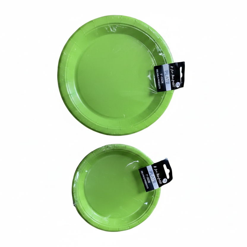 Paper Plates 7" Plain Colors