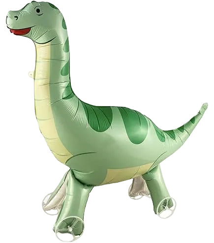 Standing Dinosaur Foil  Balloon with Wheels