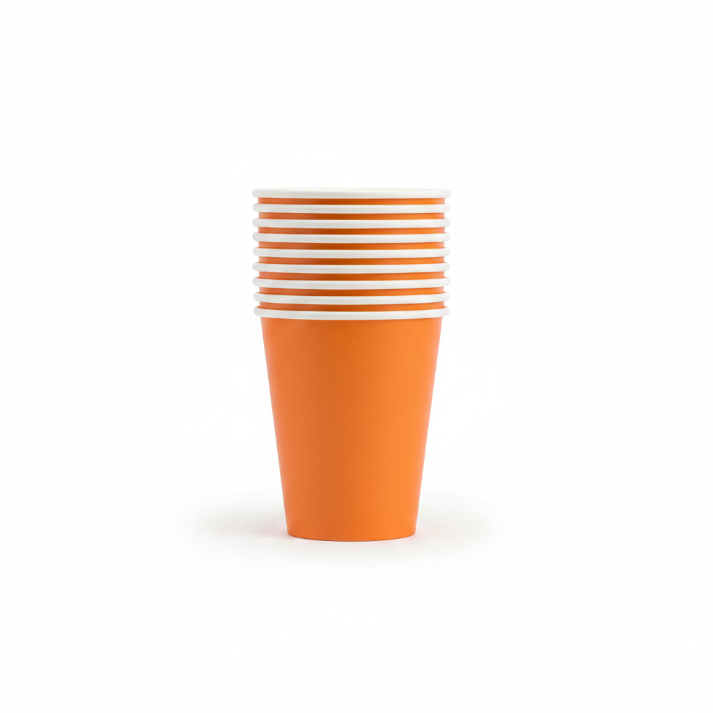 Paper Cups Plain Colors