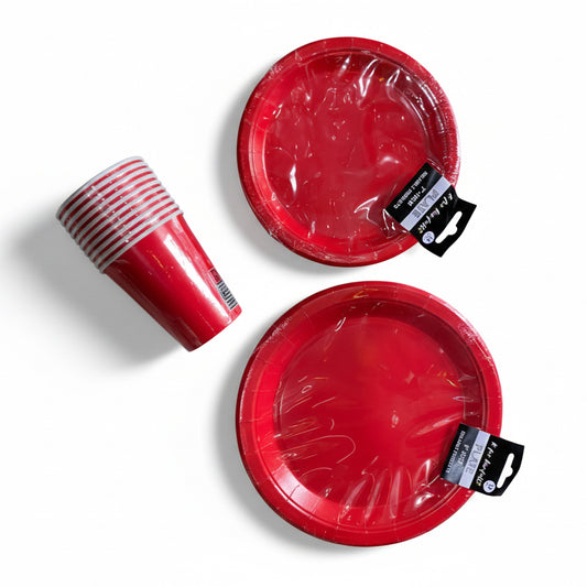 Paper Plates Cups Set