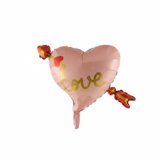 Pink Love Heart Shaped Balloon