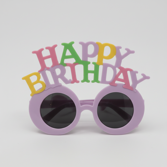 4.5 Inch Happy Birthday Goggles Glasses
