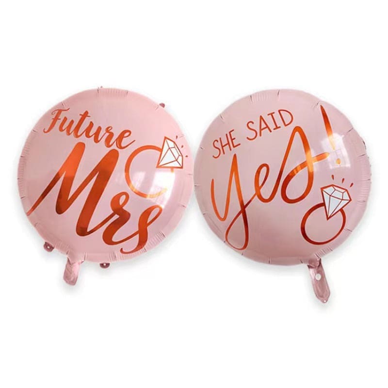 Future Mrs She Said Yes Balloon