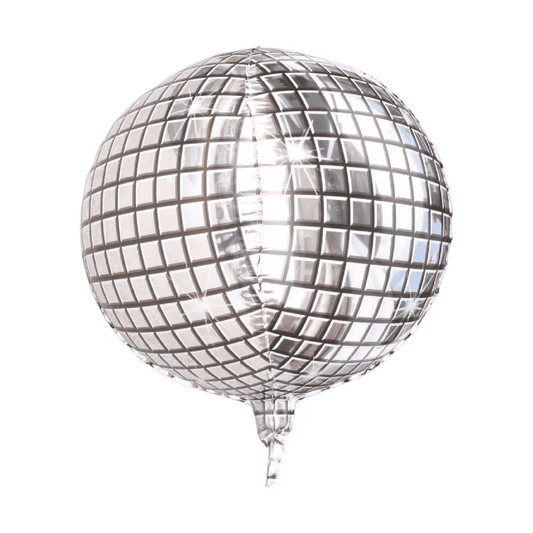 Disco Ball Silver Balloon