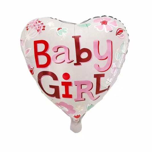 Baby Girl Heart Balloon