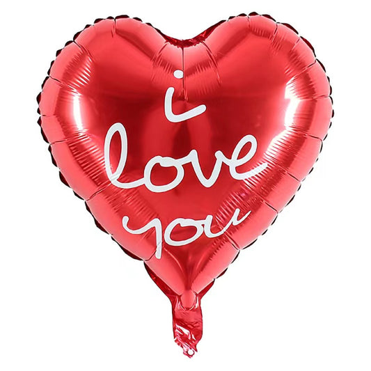 I Love You Handwritten Heart Balloon