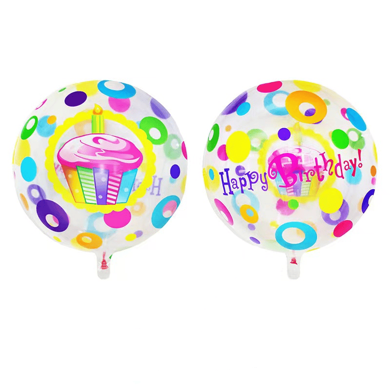 Happy Birthday Neon Balloon