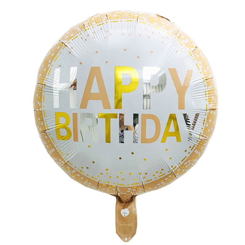 Happy Birthday Gold Balloon