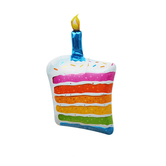 Rainbow Cake Slice Balloon