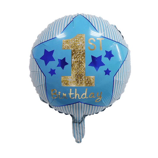 1st Birthday Foil Balloon