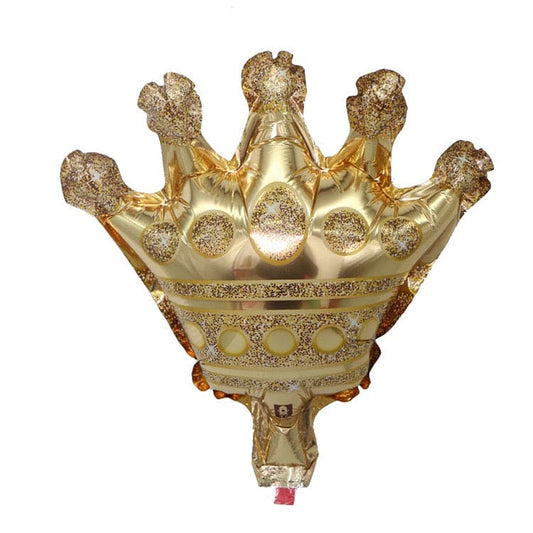 Golden Crown Stick Balloon