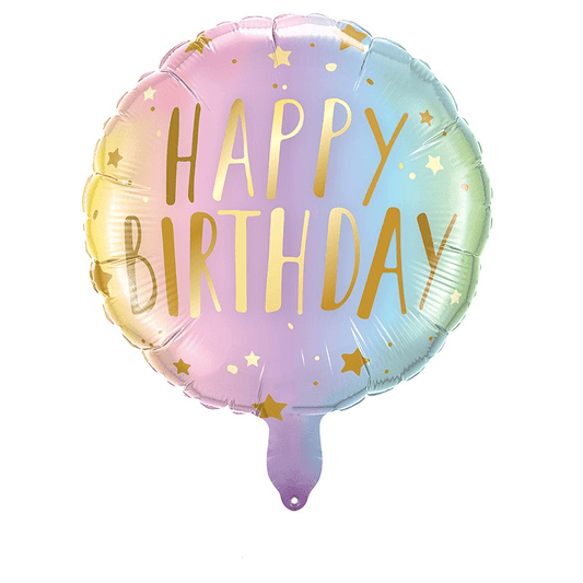 Happy Birthday Rainbow Balloon