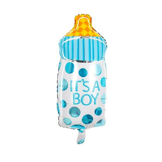 Polka Dot Milk Bottle Stick Balloon