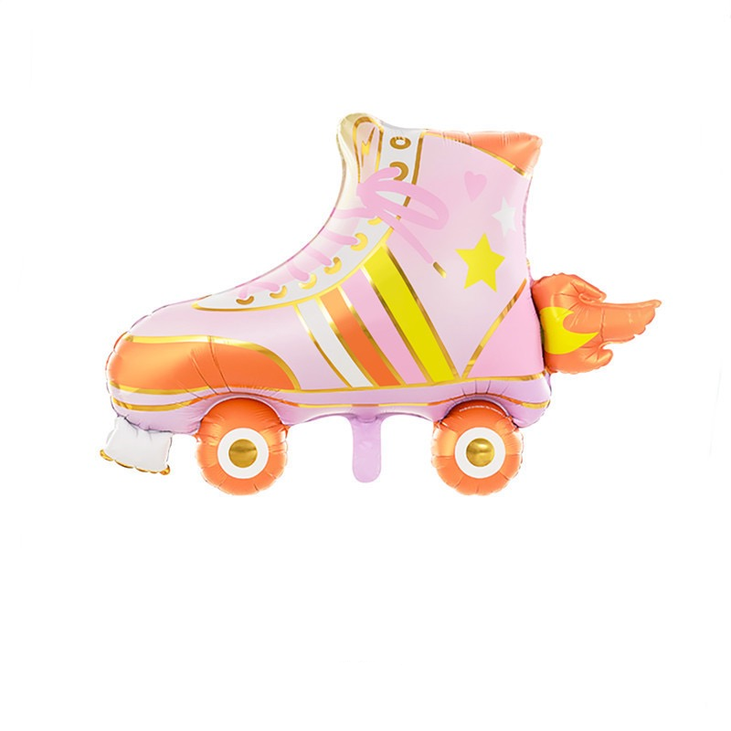 Roller Blades Pink Balloon