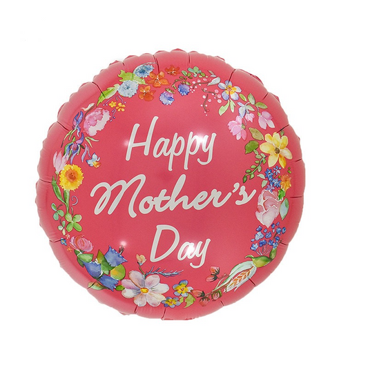 Happy Mother's Day Flowers Balloon