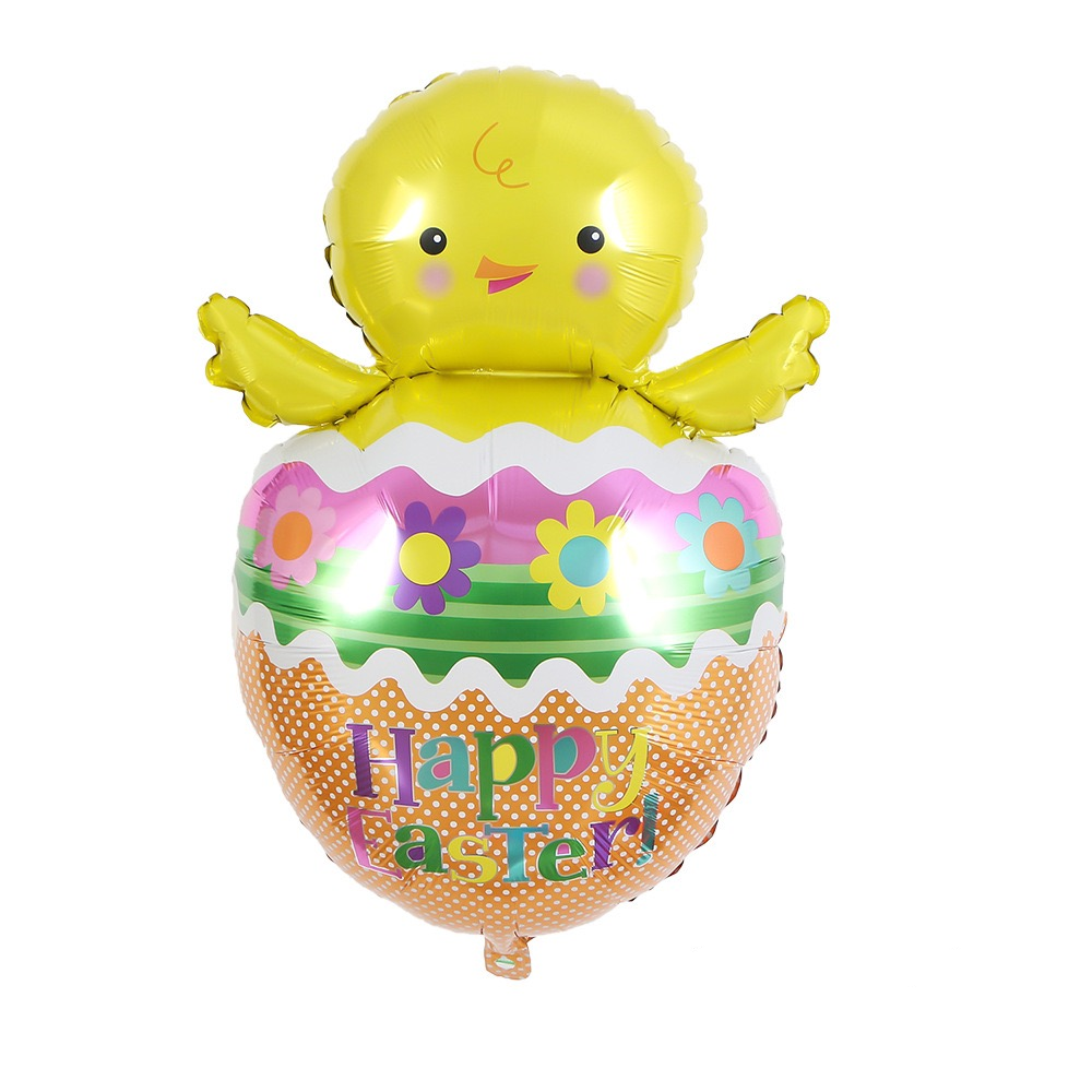 Happy Easter Chick out of Egg Balloon