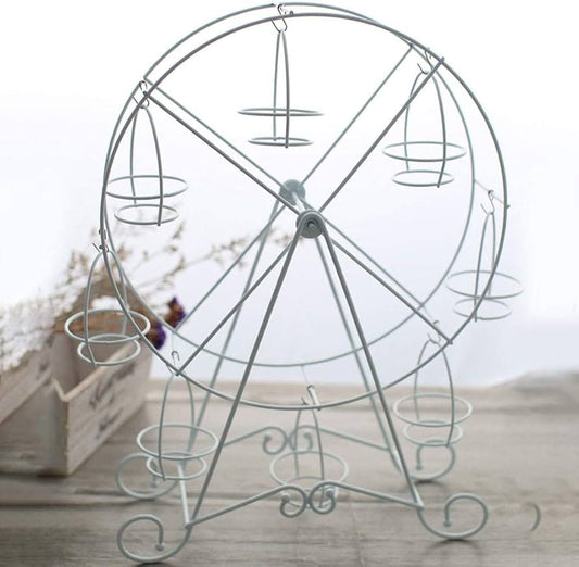 White Ferris Wheel Cupcake Stand