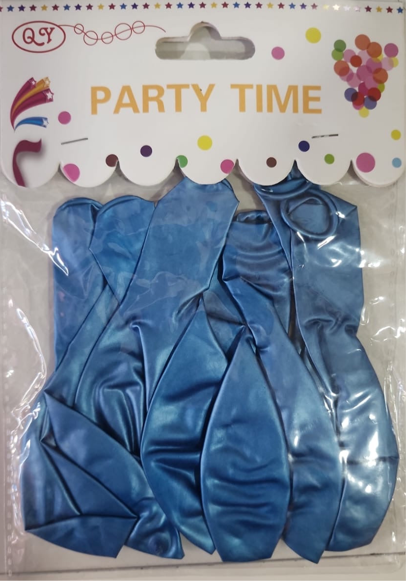 Chrome 12 inch 8 Pack Balloons Available