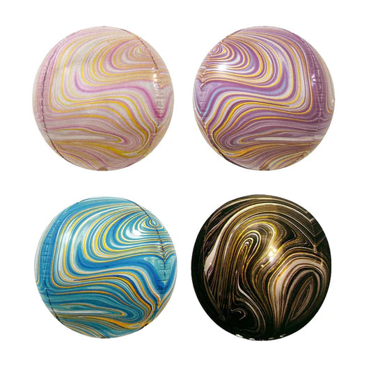 Marble 22” 4D Foil balloon