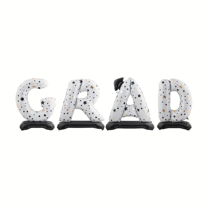 150 cm Foil Standing 4 Letters Graduation Air Balloons