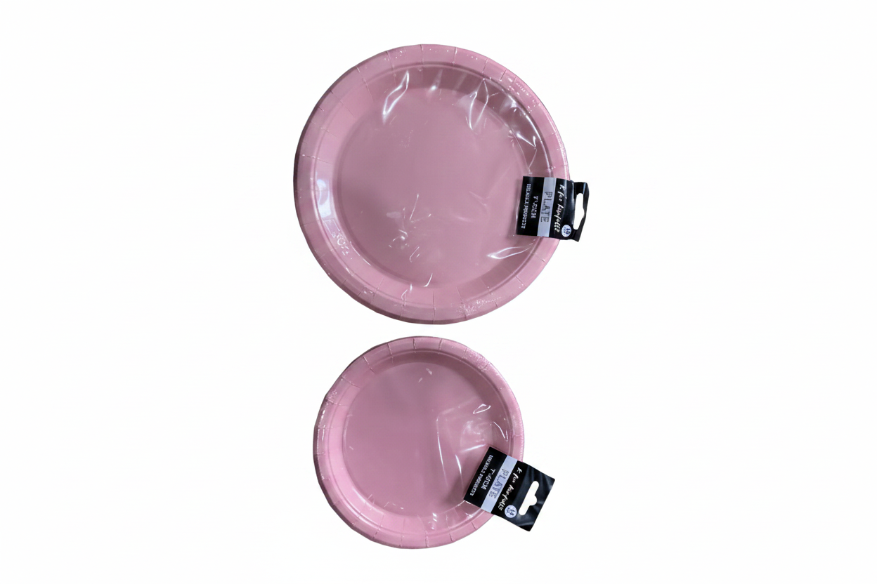 Paper Plates 9" Plain Colors