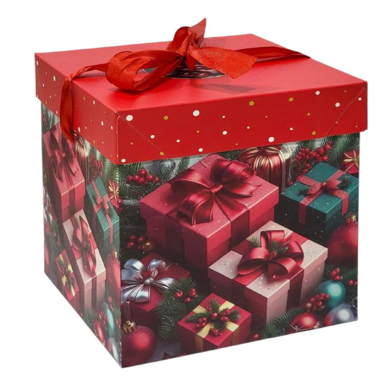 Chrismtas Carton Gift Box 15x15x15 cm