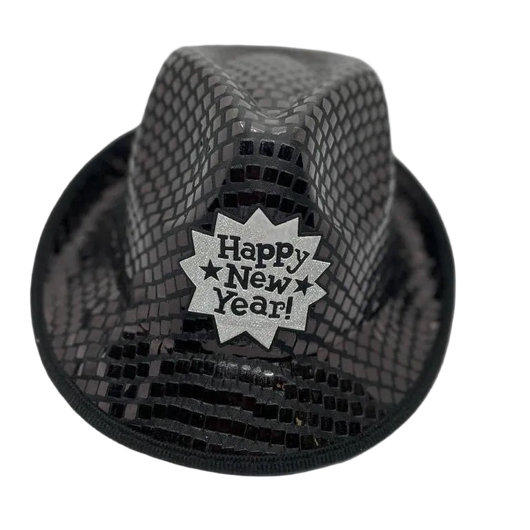 Fabric Happy New Year Hat