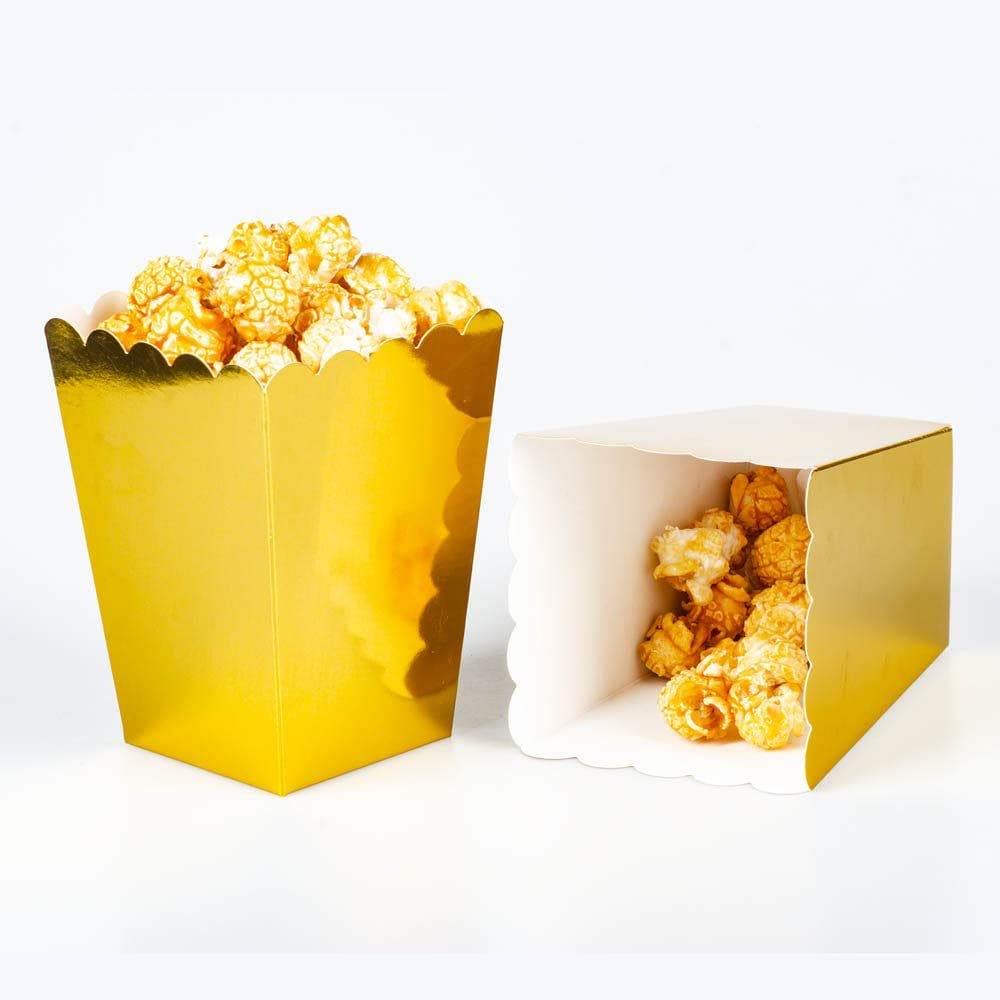 Solid Shiny Popcorn Boxes