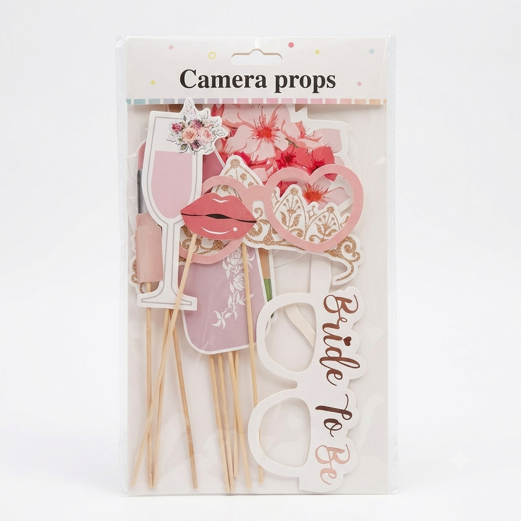Bride to Be Camera Props Set 10 Pieces