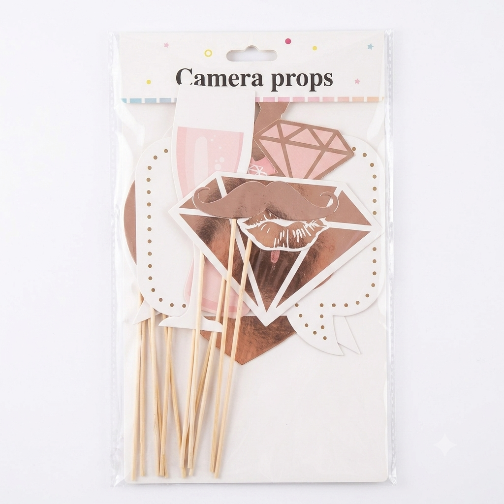 Bride Squad Camera Props Set 12 Pieces
