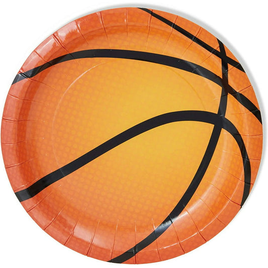 Basket Ball Paper Plates