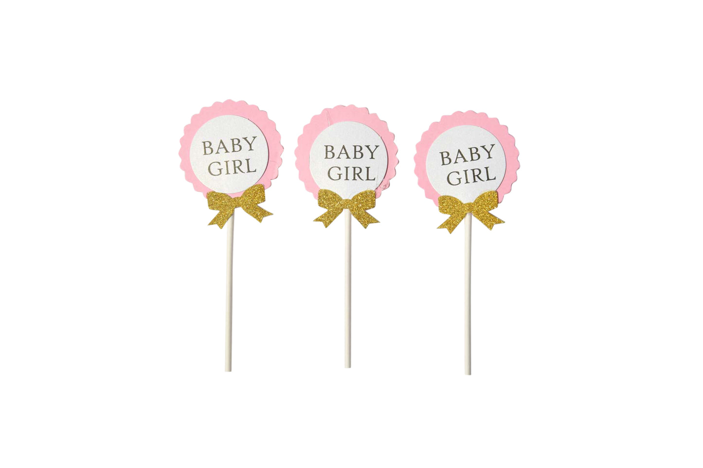 Baby Girl Baby Boy Cake tippers - My Store