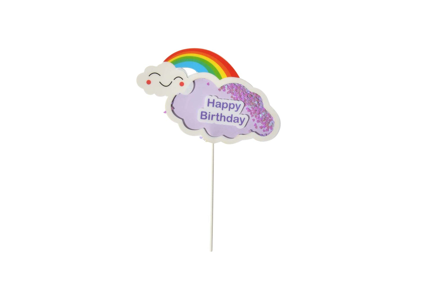 Rainbow filled Confetti Cake Tipper - My Store