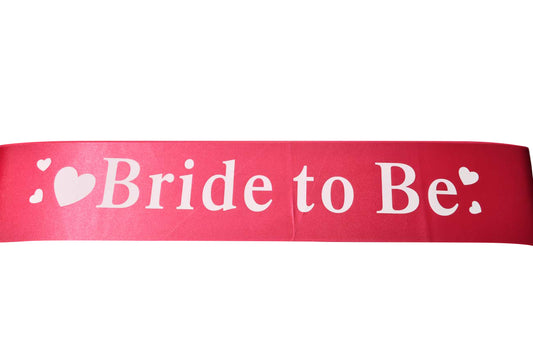 Bride to Be Sash - My Store