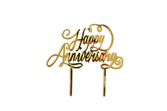 Happy Anniversary Cake Toppers - My Store