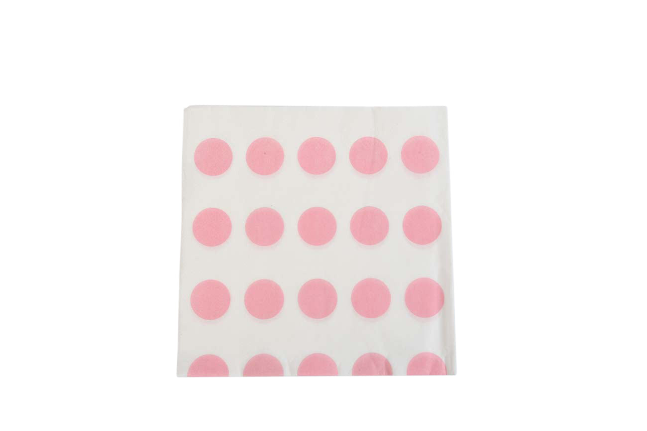 Pink Polka Dots Napkins - My Store