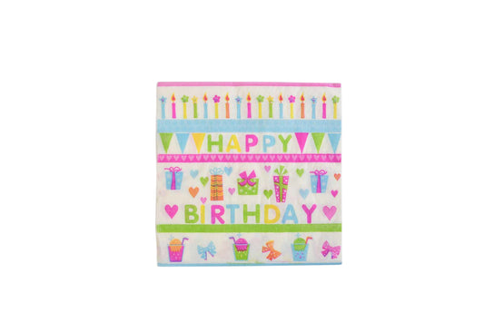 Happy Birthday Napkins - My Store