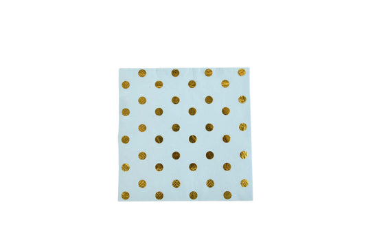 Small Gold Polka Dot Napkins - My Store