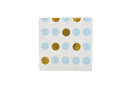 Big Gold Polka Dot Napkins - My Store