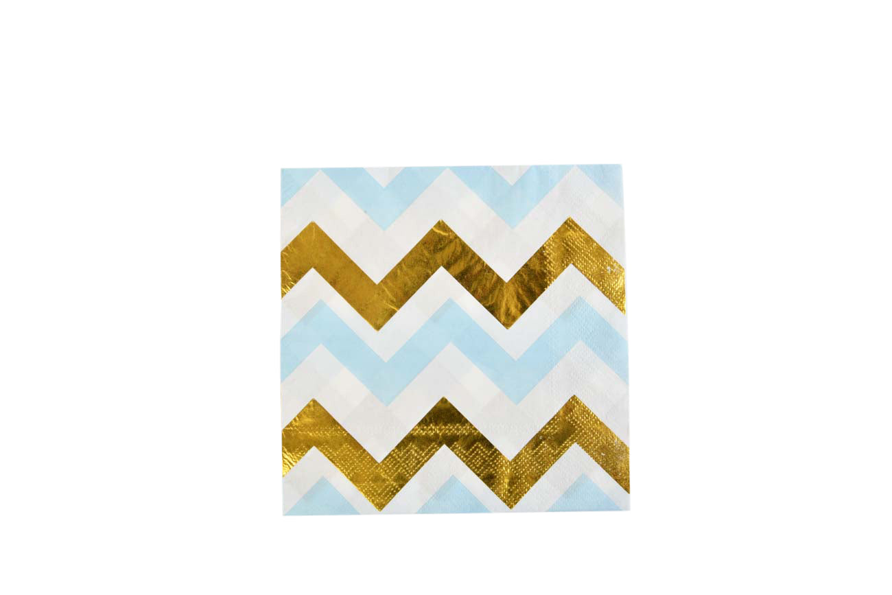 Zigzag Gold Napkins - My Store