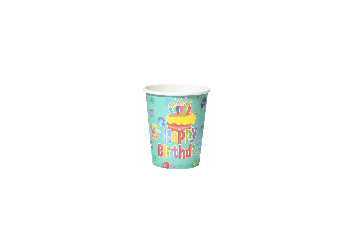 Green Happy Birthday Paper Cup - My Store