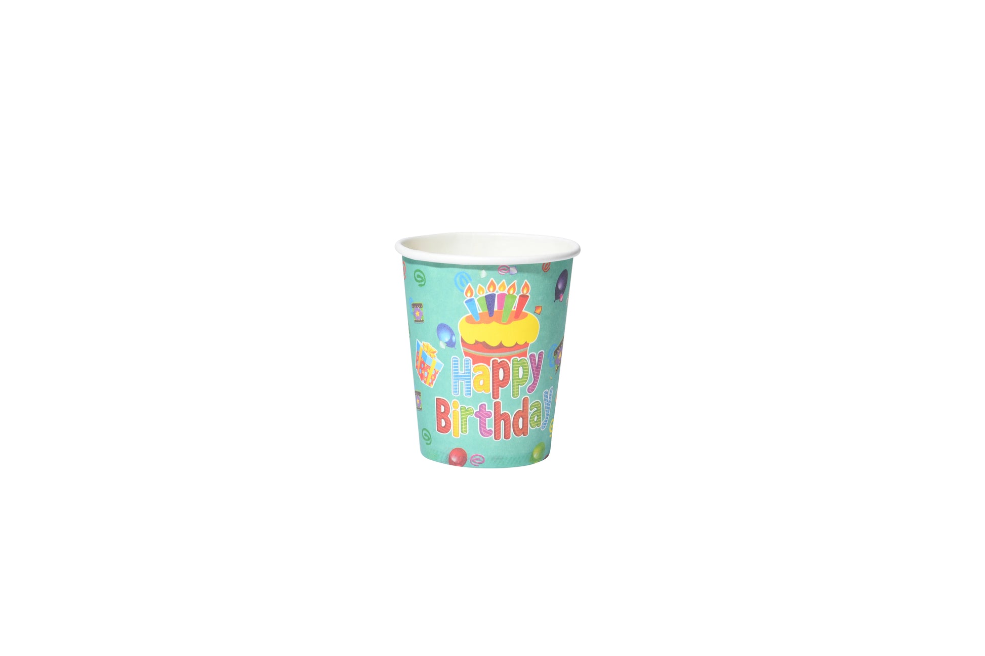 Green Happy Birthday Paper Cup - My Store