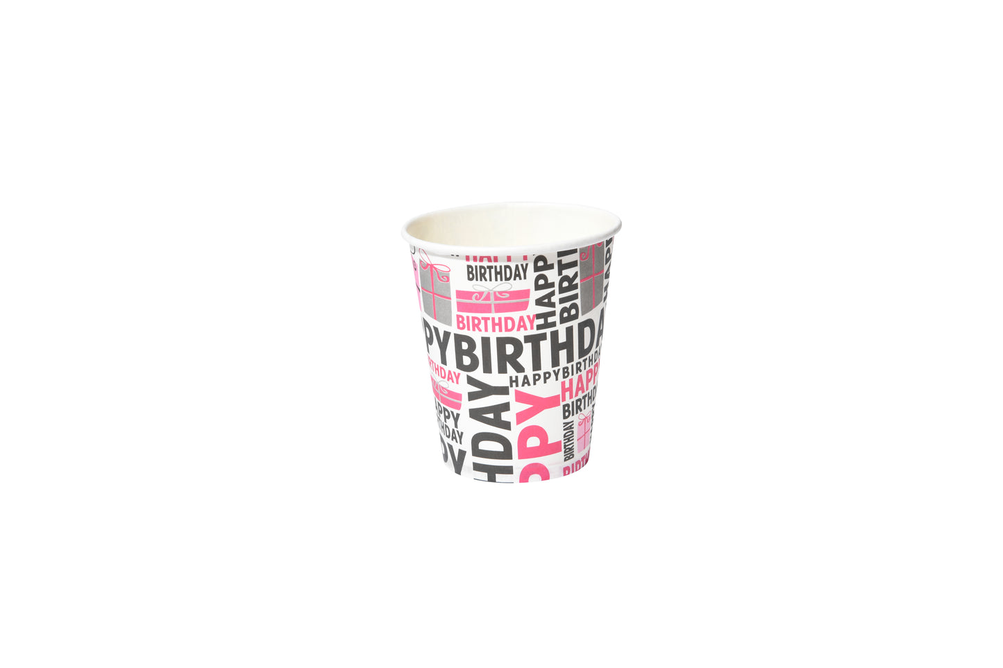 Happy Birthday Text Paper Cups - My Store