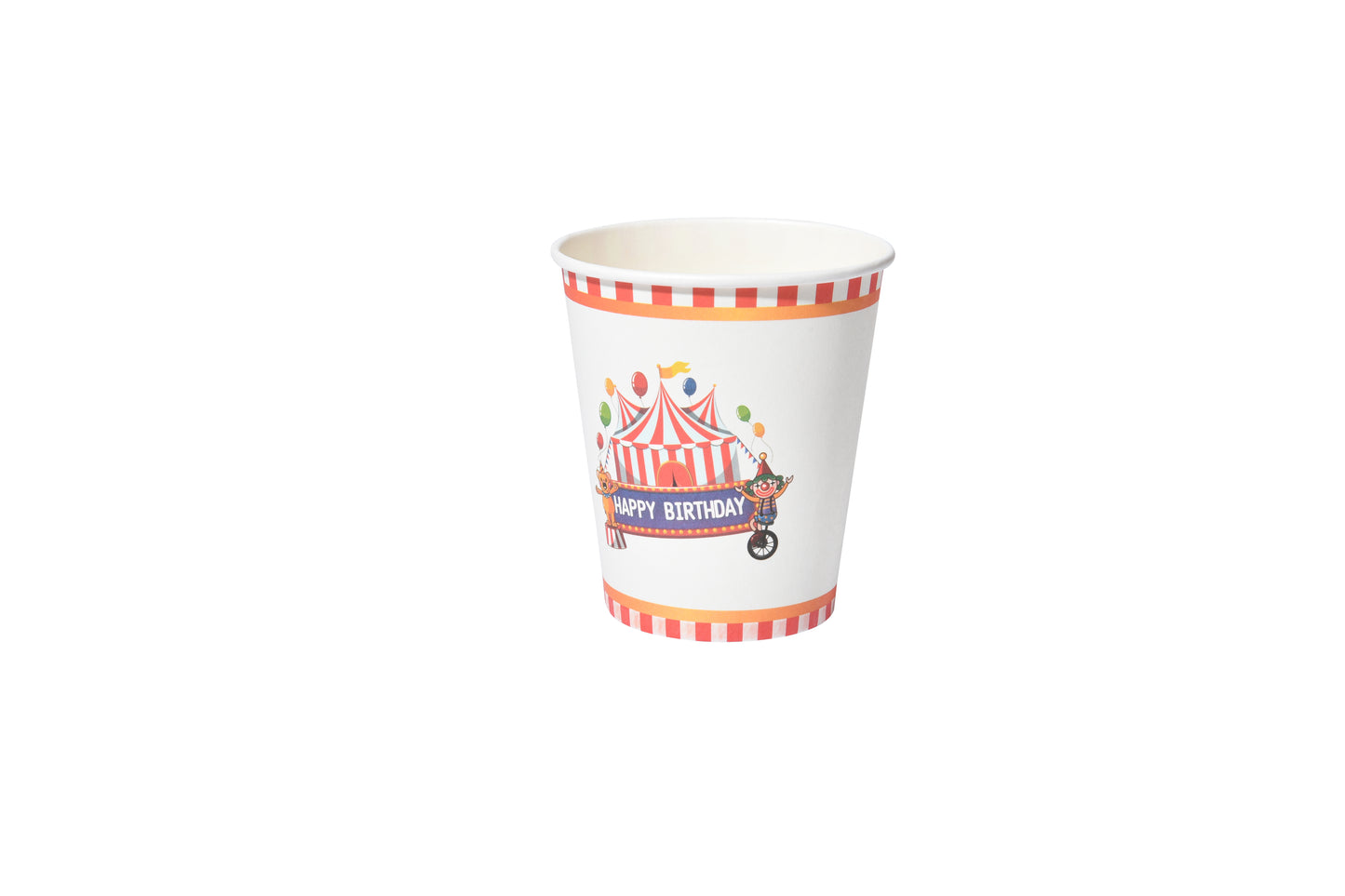 Happy Birthday Circus Paper Cups - My Store