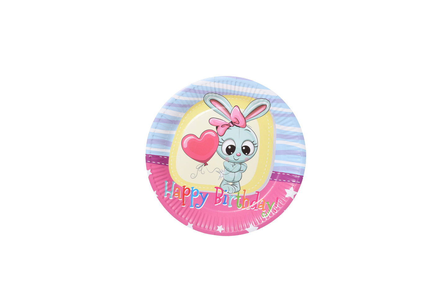 Bunny Love Happy Birthday Plates - My Store