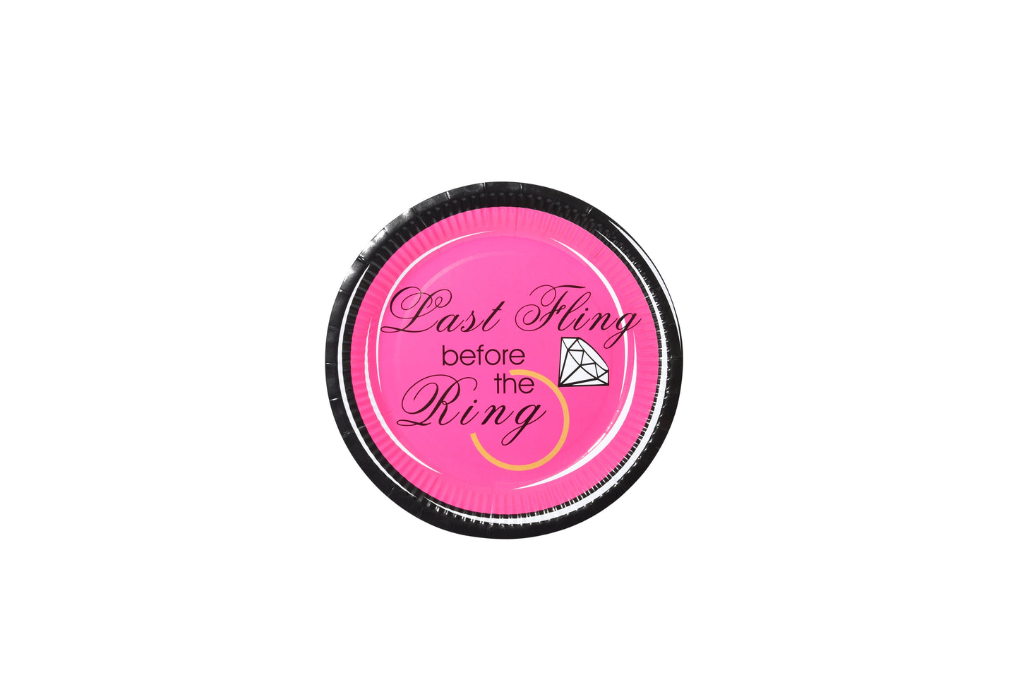 Last Fling Before the Ring Paper Plates - My Store