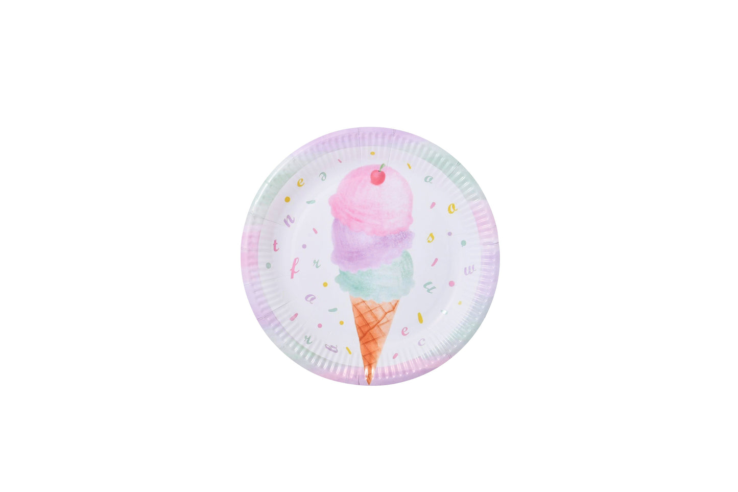 Ice cream Paper Plate - My Store