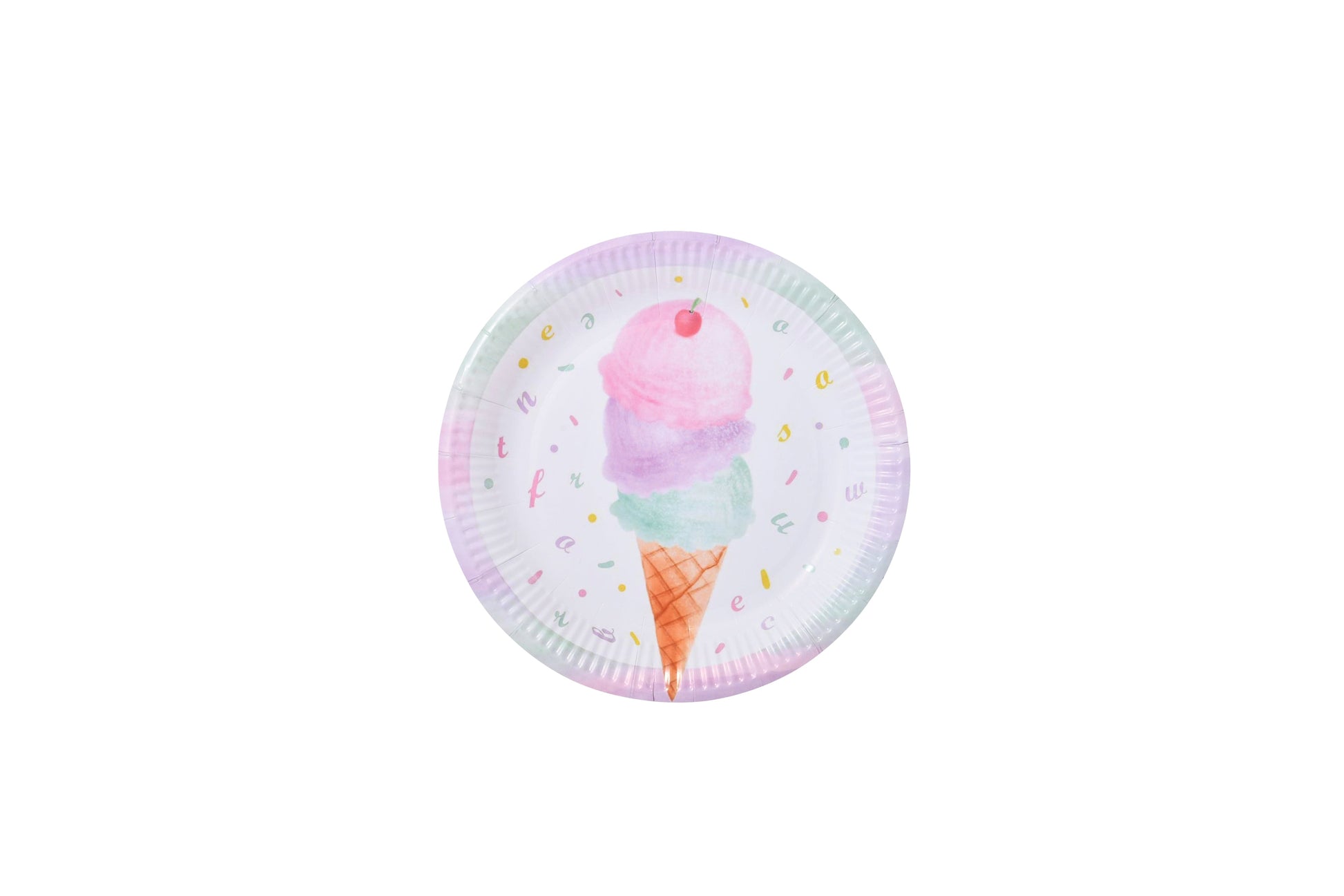 Ice cream Paper Plate - My Store