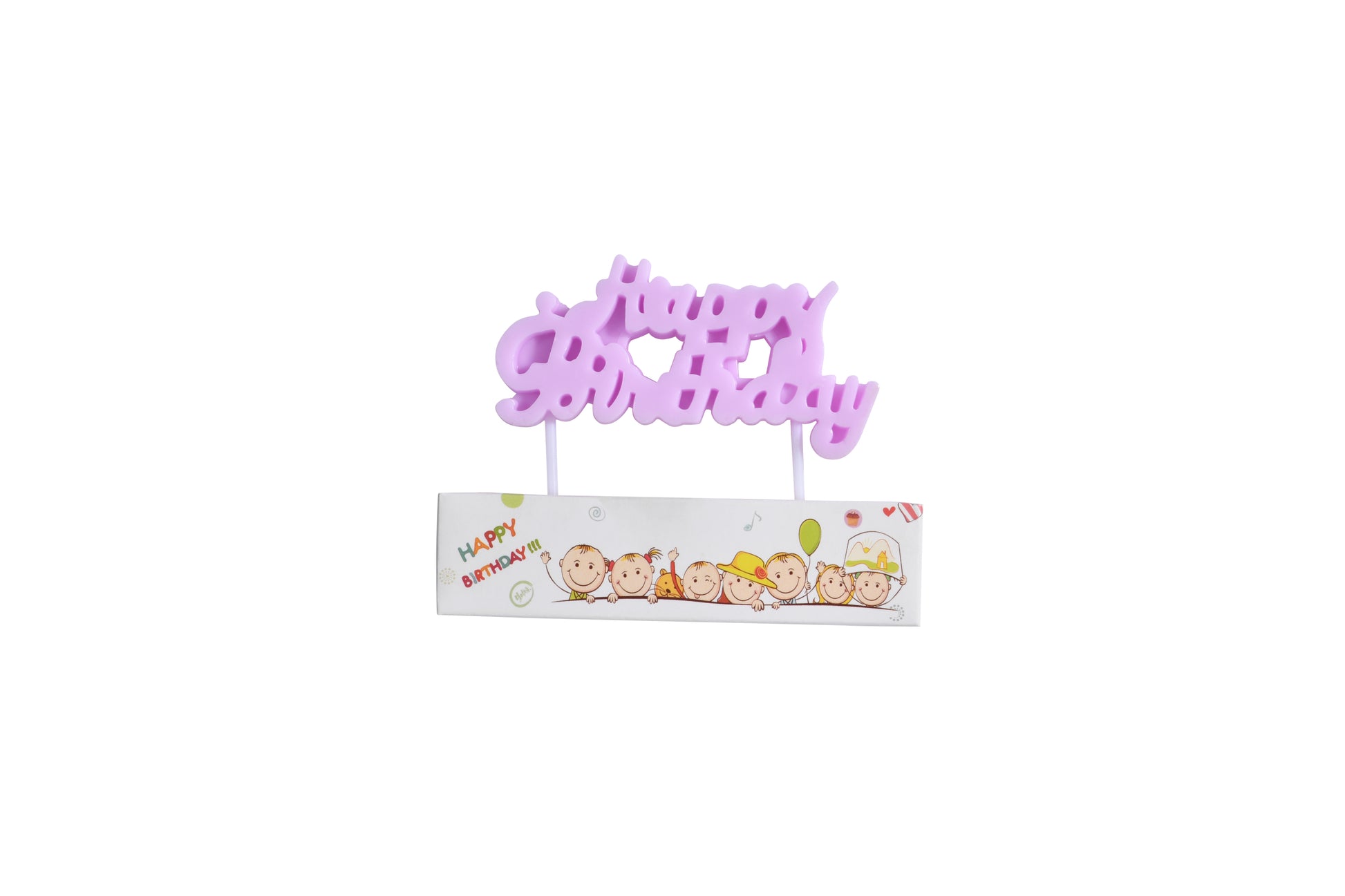 Happy Birthday Block Candles - My Store