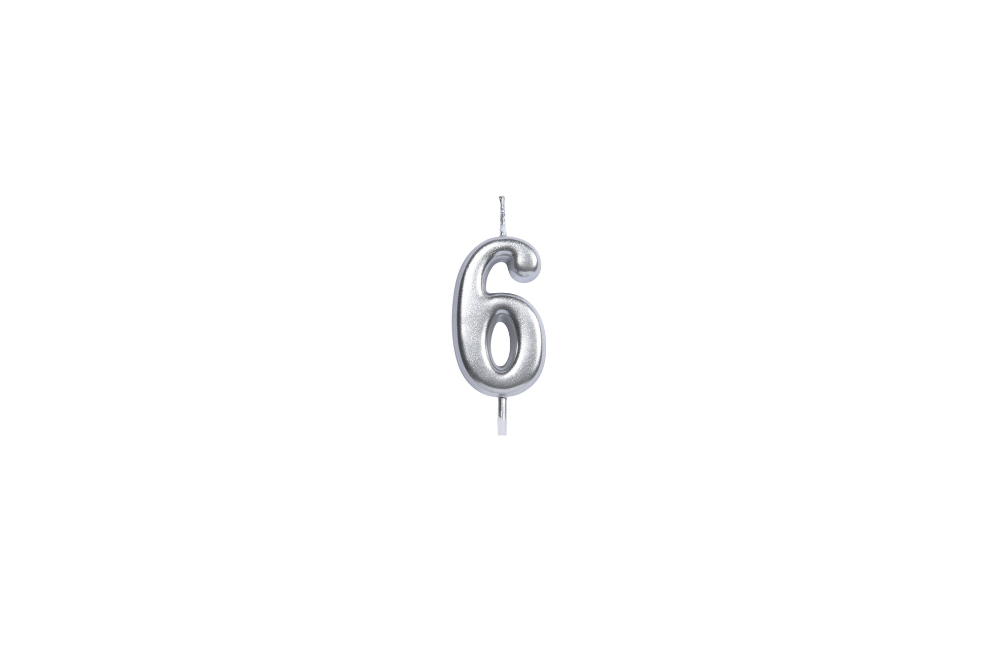 Silver Number Candles - My Store